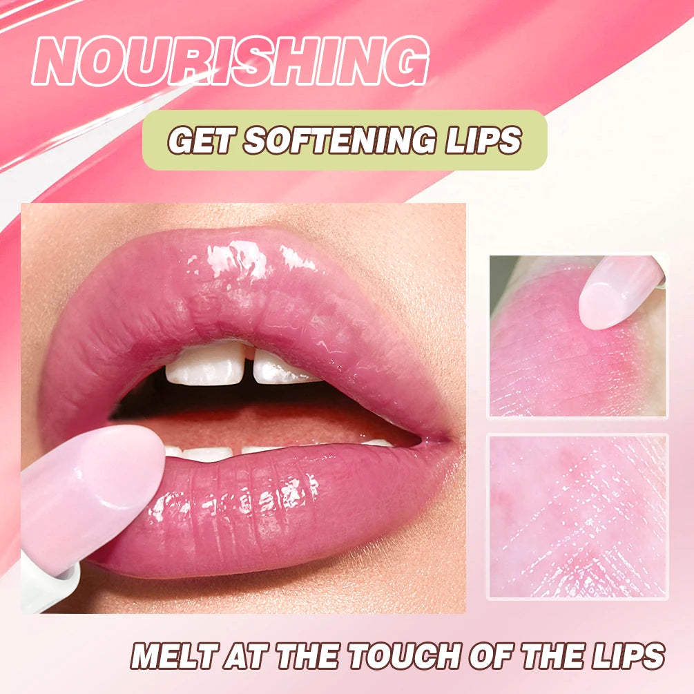 QIBEST Color Changing Lip Balm Makeup Sets Moisturizing Colorless Pink Orang Tinted Lipstick Lasting Lip Stain Cosmetic Lip Care Qme