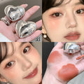 Beautiful Heart Shape Matte Liquid Blush Highly Pigmented Lightweight Qme O13-01