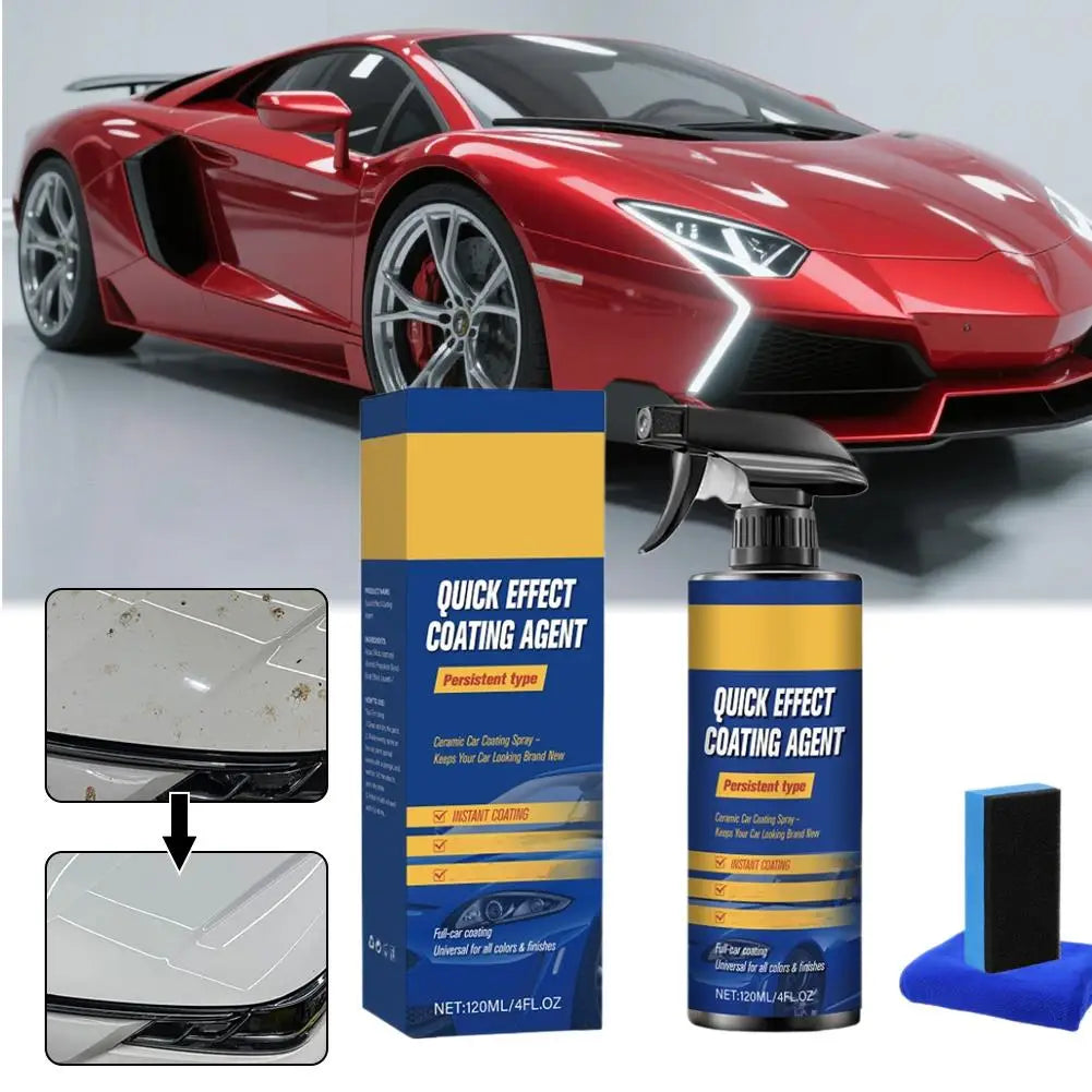 Car Polish Quick Effect Coating Agent Repairs Scratches Wear Fast Sar Coating Spray Car Paint Polish Coated Spray Car Cleaner Qme