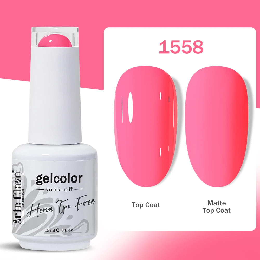 Arte Clavo Nail Gel Polish Hema TPO Summer Collection Semi Permanent