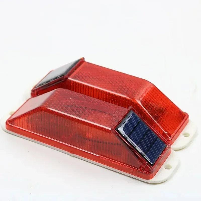 2pcs Warning LED Lamp Strobe Flash Traffic Caution Light Chip Control Bridge Construction Rechargeable Night Driving Protection Qme
