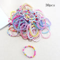 10- Colorful Beads Bracelet Kids Girls Goodie Pinata Filler Baby Qme 30pcs