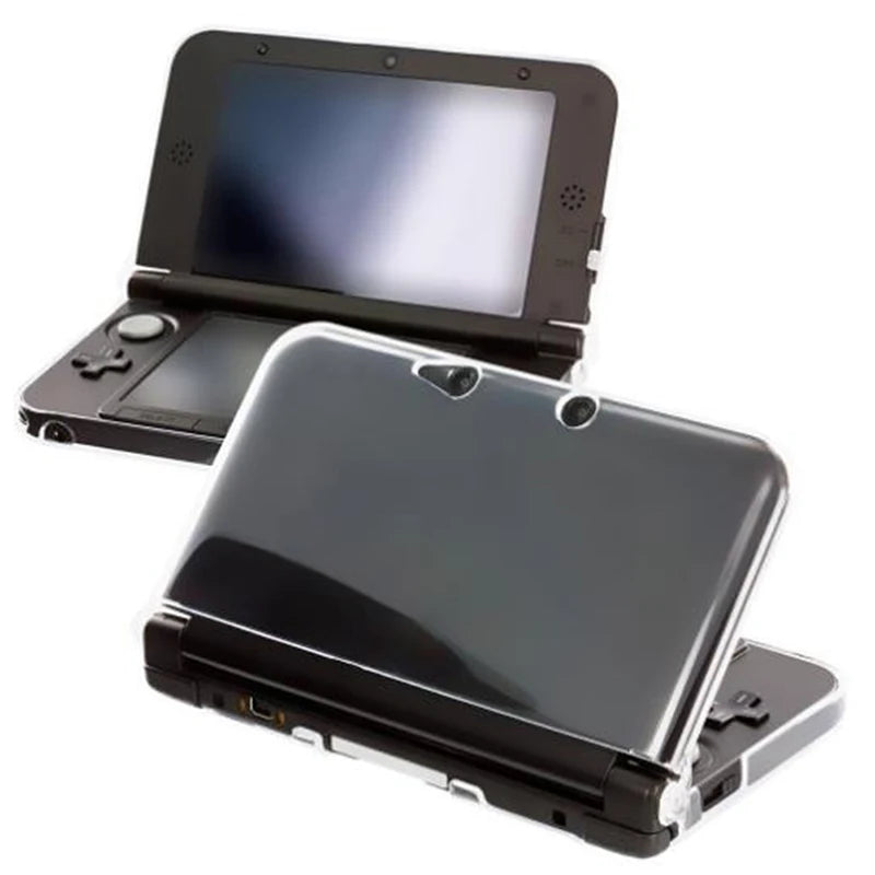 Clear Crystal Cover Hard Shell Case 3DS XL LL N3DS Qme
