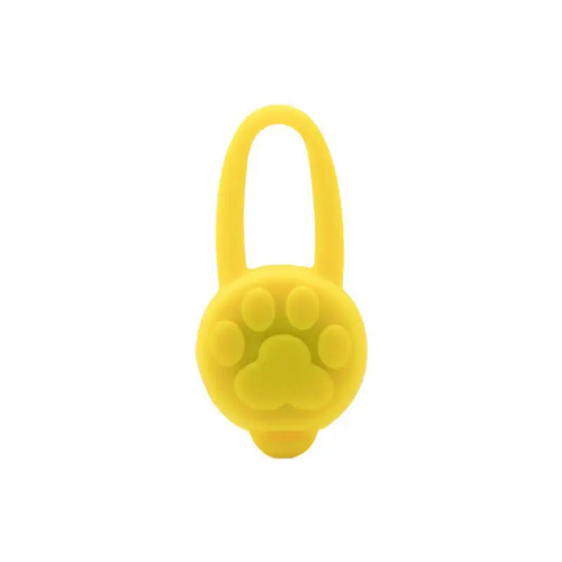 Silicone Pet Cat Dog Night LED Flashlight Luminous Pendant Prevent Qme A2