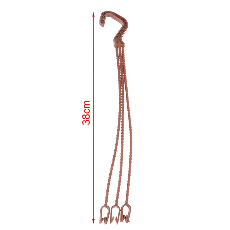 Plant Hanger Hook Flower Pots Hanging Basin Garden Basket Chains Qme