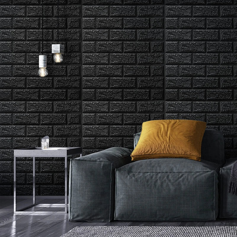 Waterproof Wall Sticker Self Adhesive Panels European 3D Wallpaper Qme