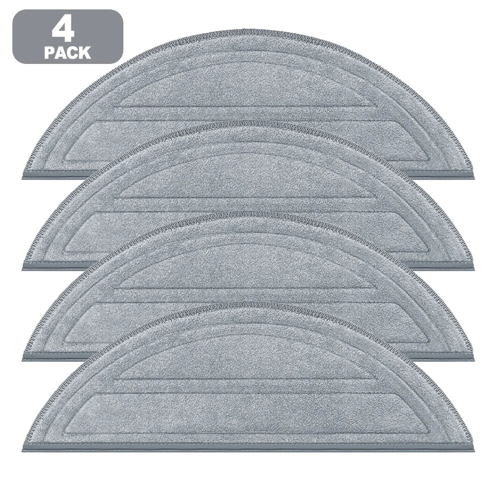 4/10pcs Mop Cloths For Roborock Q10 S5/Q10 S5+/Q10 VF/Q10V/Q10V+ Vacuum Cleaner Household Replacement Mop Cloth Rag Spare Parts Qme 4 PACK