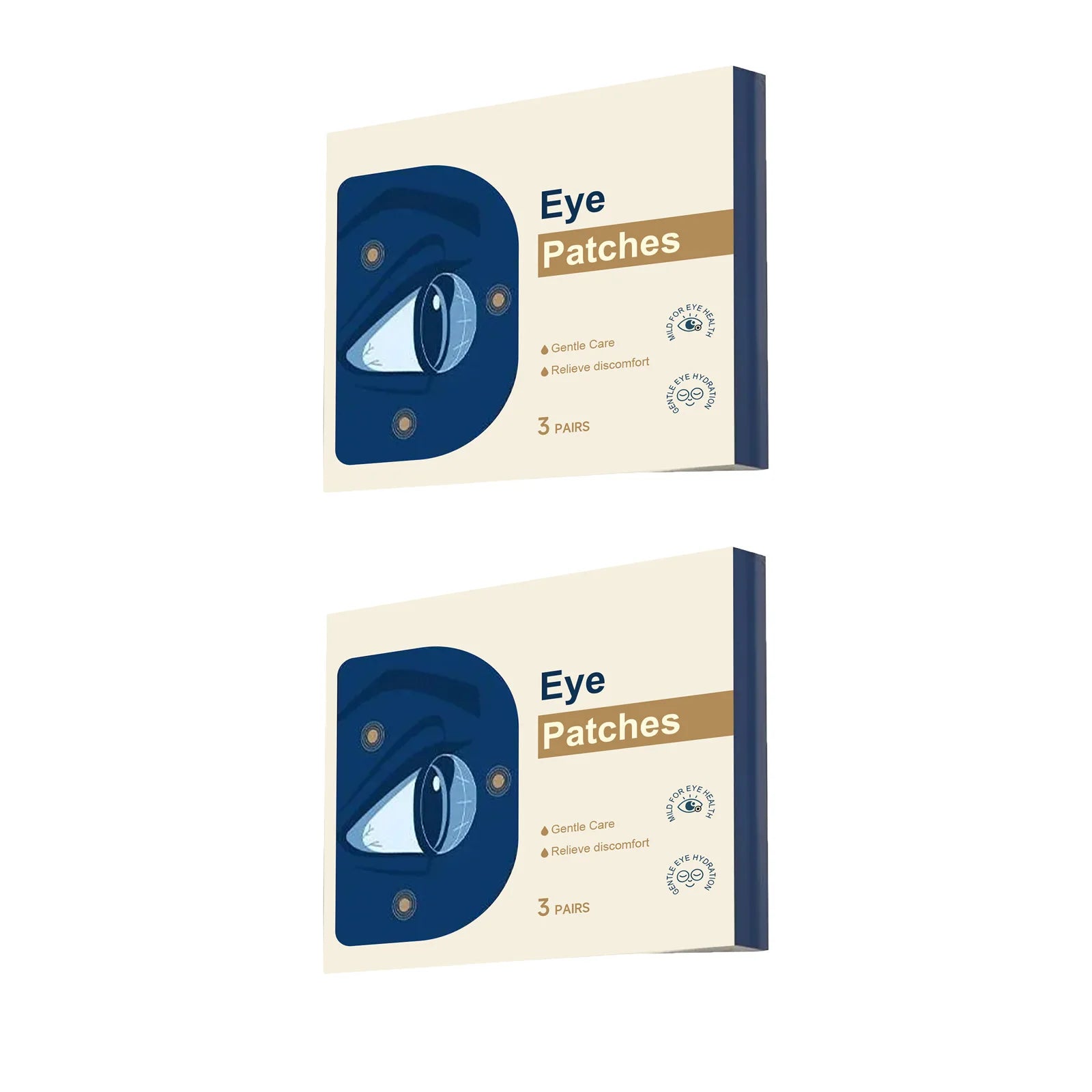 Cooling Eye Patches for Tired Eyes Soothing Hydrating Eye Care Under Eye Gel Mask for Dark Circles Puffy Eyes Travel Friendly Qme 6 Pairs