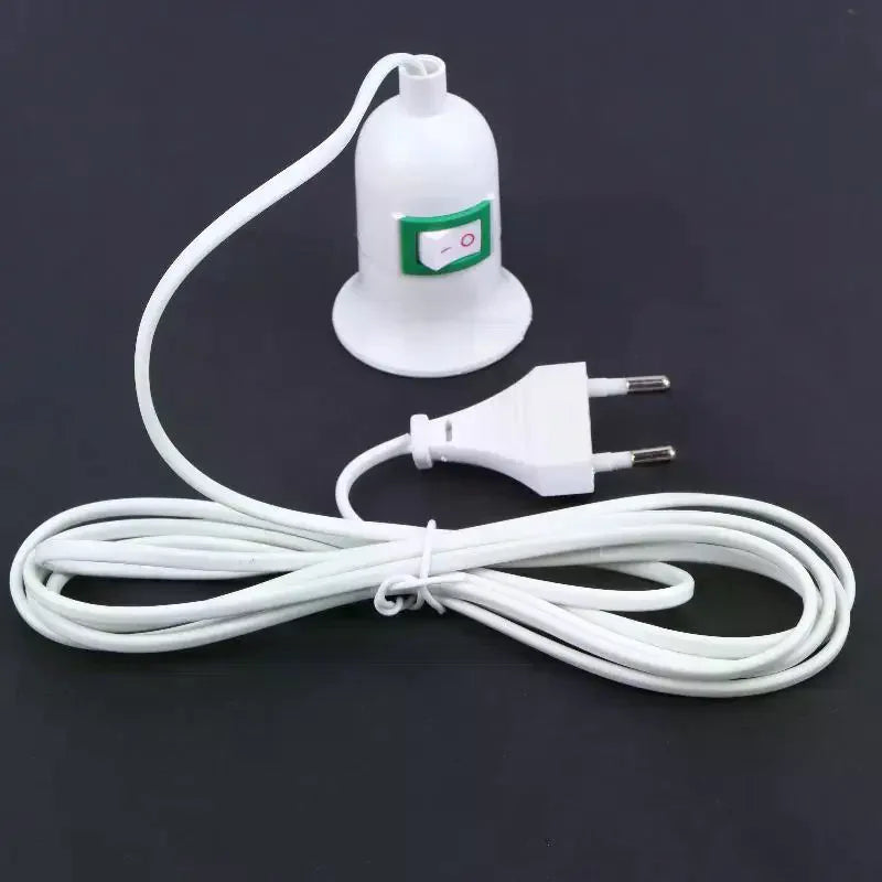 E27 Garden Lampholder 3 5 10 Meter Cable EU Plug Off Switch Perfect Qme