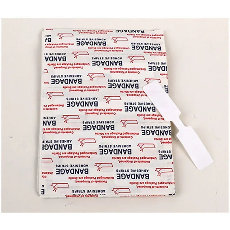 Adhesive Bandages Emergency Kit Butterfly Adhesive Wound Closure Waterproof Band Aid 10PCs/Box Qme 50PCs