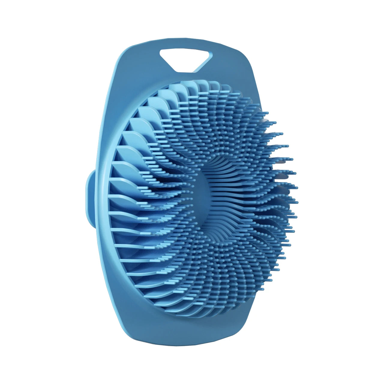 Soft Silicone Body Scrubber Sensitive Skin Non Slip Shower Brush Qme Blue