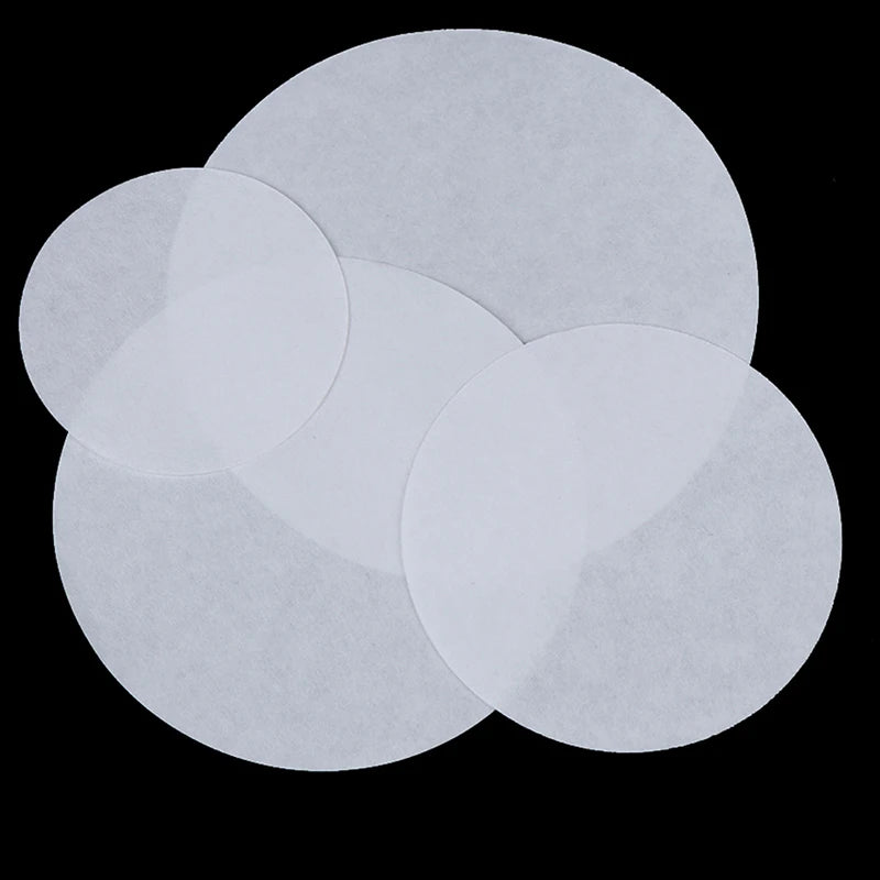 100Pcs Laboratory Filter Paper Circular Qualitative Filter Paper Medium Speed Qme