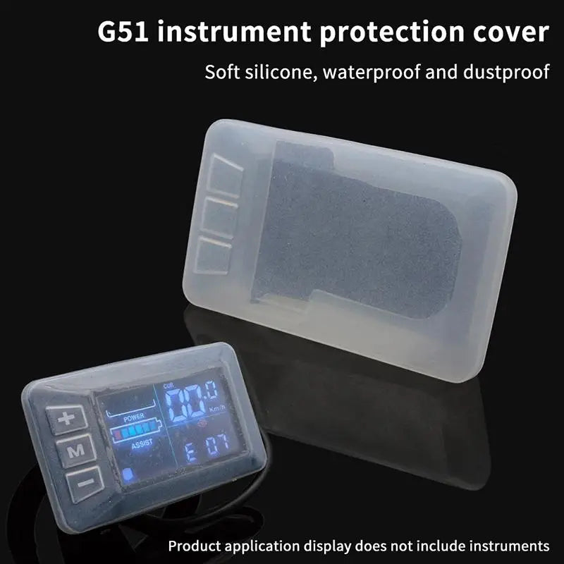 Electric Bike Computer Protective Cover G51 LCD Display Dust Speed Qme Default Title