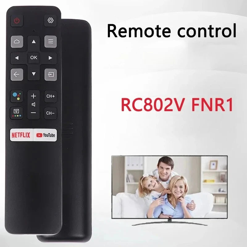 Smart Home FOR TCL Infrared Remote Control Suitable For TV Remote Control RC802V FMR1 FMR2 FLR1 FUR5 FUR7 FUR6 Without Voice Com Qme