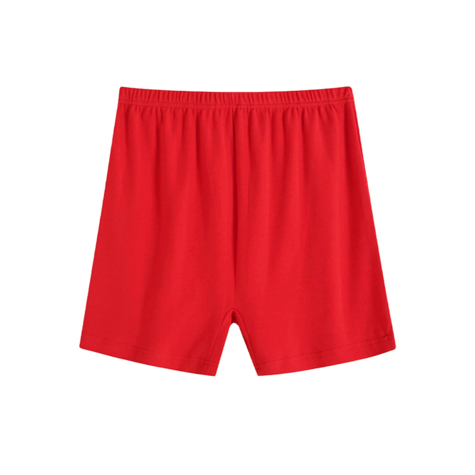 Men's Solid Color Casual Loose Underwear Elastic High Waist Breathable Shorts Thin Soft and Comfortable Sleepwear Homewear Qme
