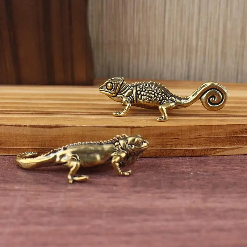 Small Ornaments Antique Home Decor Accessories Brass Animal Figurines Qme