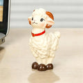 4/1Pcs Miniature Resin Family Sheep Figurine Set Mini Decorative Sculpture For Home Garden Micro Landscape Decor Desk Displays Qme A2