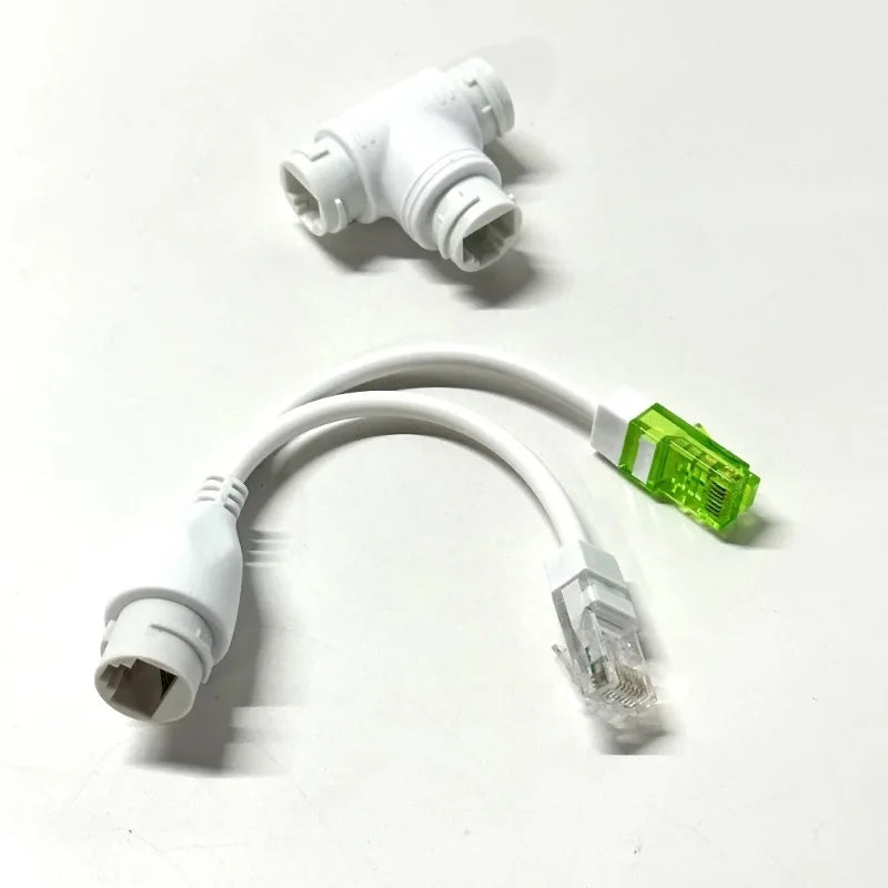 1PCS Standard POE Splitter Power Supply Module Power Separator Cable Combiner POE Splitter 1 to 2 POE Separation Qme