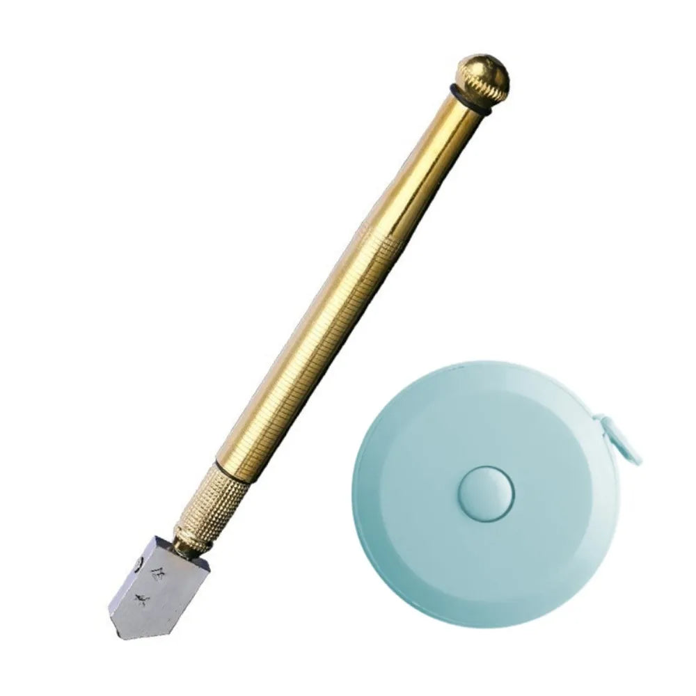 175mm Diamond Glass Cutter Pen Anti Slip Grip Portable Cutting Tool for Glass Tile Stone Engraving Construction Working Use Qme Cutter tape measure
