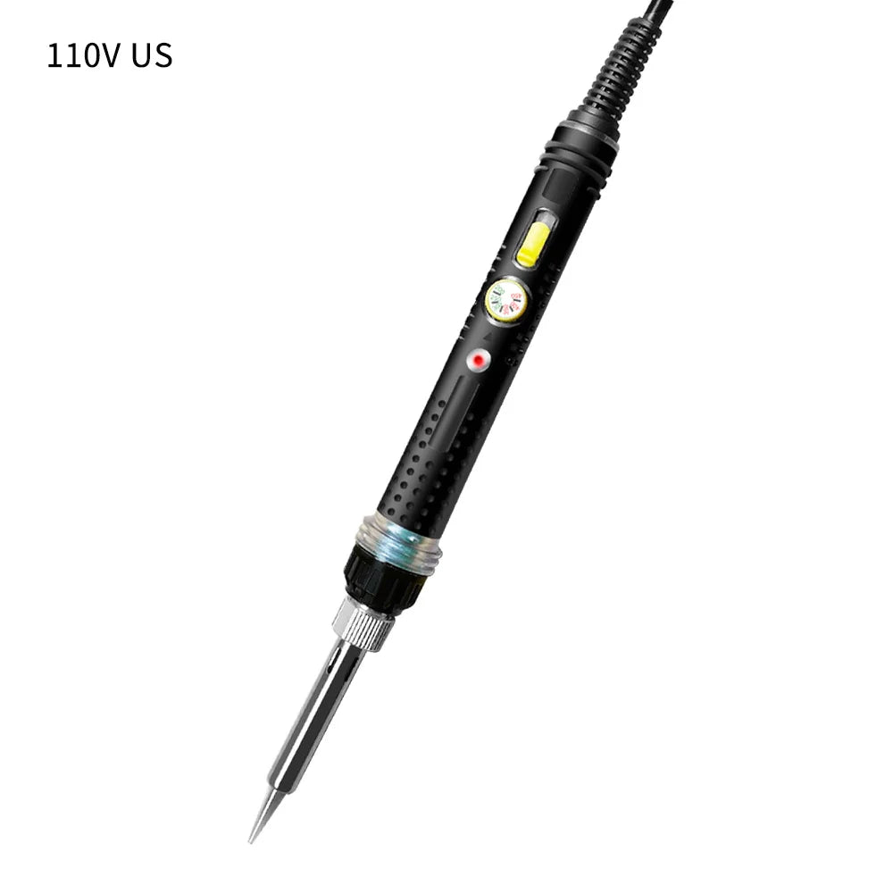 60W Electric Soldering Iron Adjustable Temperature 200-450 C Off Qme 60W-1 110V US plug