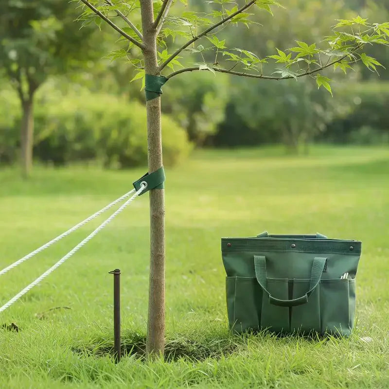 5/10Pcs Wear Resistant Nylon Tree Support Straps With Reinforced Metal Grommets For Gardening Tree Stabilization Staking Qme