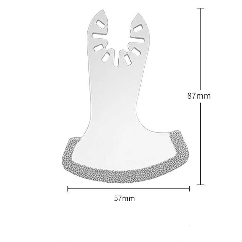1 Set Multi-functional Oscillating Saw Blades Ceramic Tile Cement Wall Slotting Polishing Saw Blade Dremel Accessories Multitool Qme 1pcs-A