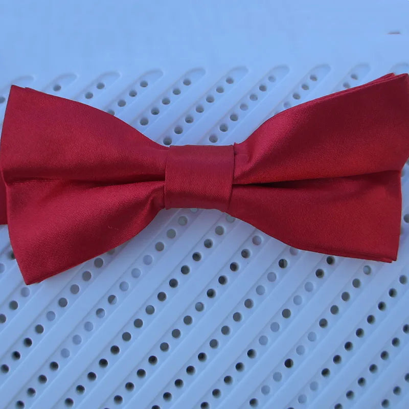Bow Tie Men Bowtie Solid Fashion Butterfly Cravat Groom Banquet Party Qme rt-7