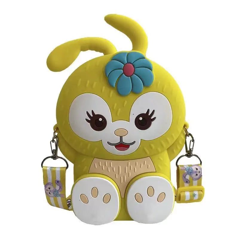 Hello Kitty Kuromi Coin Purse Cute Cartoon Student-Style Instagram-Inspired Fashion Bag Melody Silicone Crossbody Bag Qme 38Large