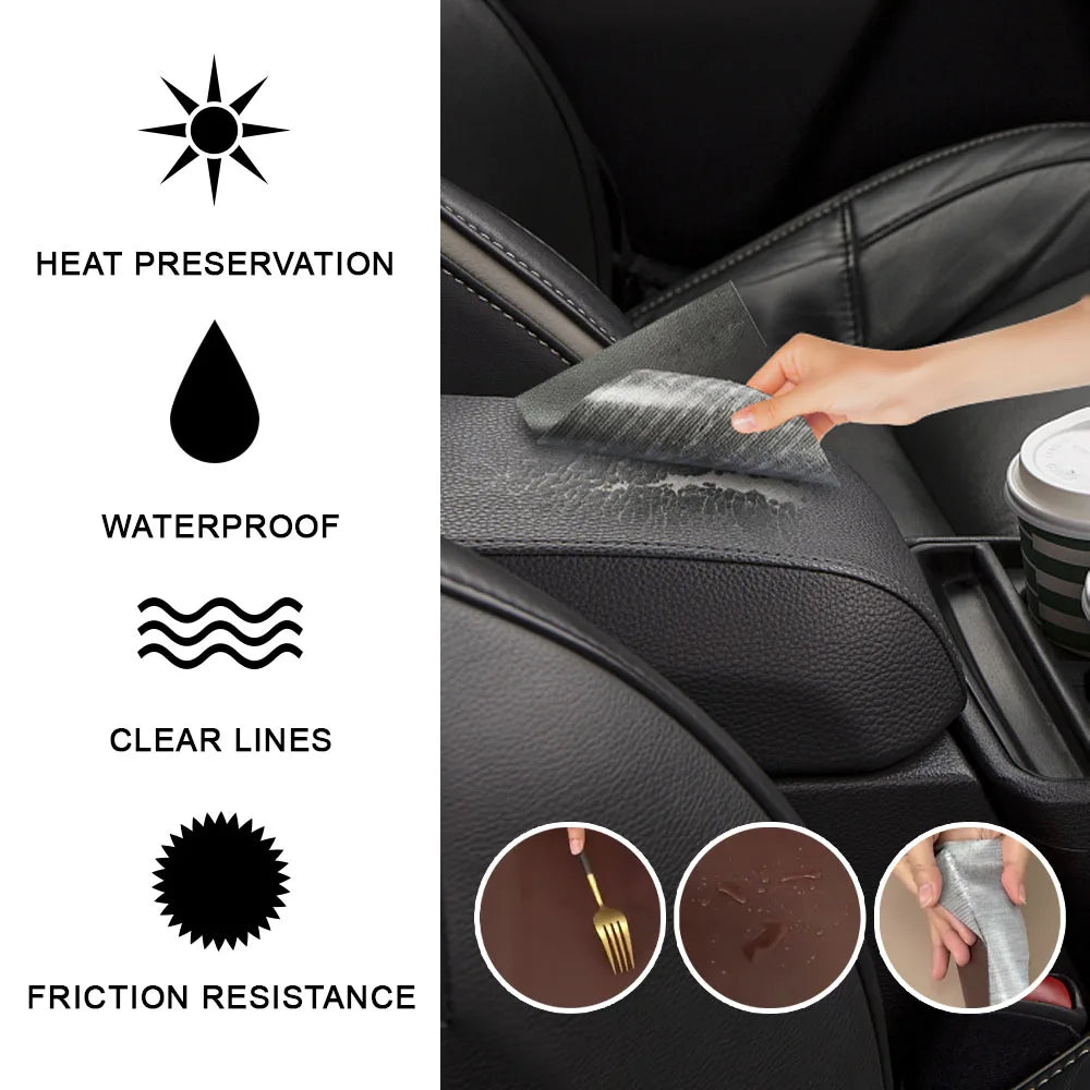 Self-Adhesive Leather Repair Patch Sofa Black PU Leather Sticker for Furniture Table Chair Clothes Car Seats Shoe Bags Fix Patch Qme
