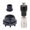 8 Teeth Fitting Chainring Lockring Removal Sleeve Eight Notch Tool Qme black one set