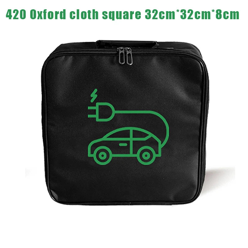 Electric Vehicle Charging Cable Bag Car Charger Storage Auto Trunk Qme A2