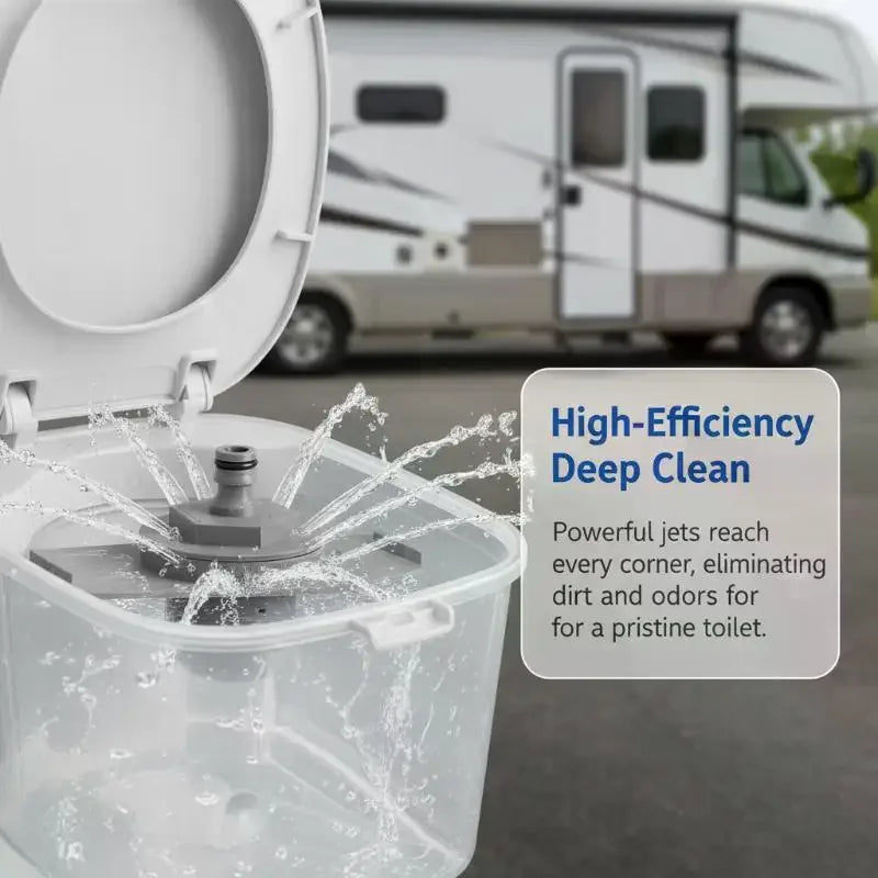 RV Toilet Cleaning Tool Suitable For C250/ 260 Box Toilet Toilet Replacement Part RV Accessories Camping Equipment Maintenance Qme