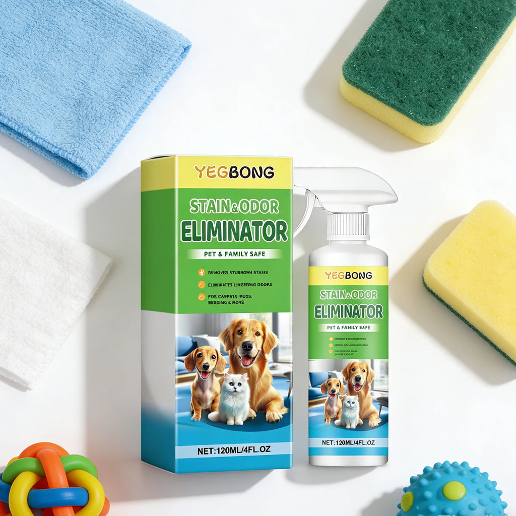 Pet Stain Remover Deep Cleaning Easily Dissolve Stubborn Urine Stains Eliminate Odor Restore Home Freshness Pet-Friendly Cleaner Qme
