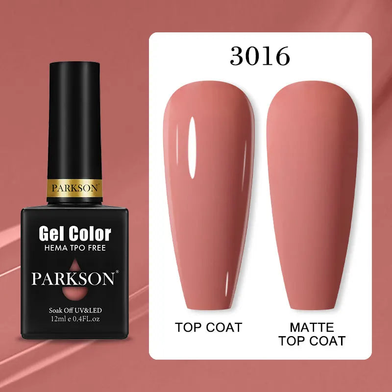Parkson Colorful Nail Gel Polish Lacquer Soak Off UV LED Long Lasting