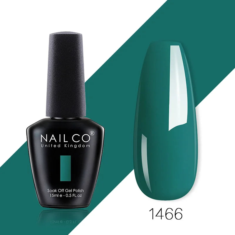 NAILCO 85 Colors Nail Gel UV LED Lacquer Manicure Varnish Hybrid Semi