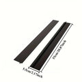 Silicone Gap Strip Kitchen Gas Stove Sealing Anti-oil Anti-stain Seal Qme 1PC Black 53CM