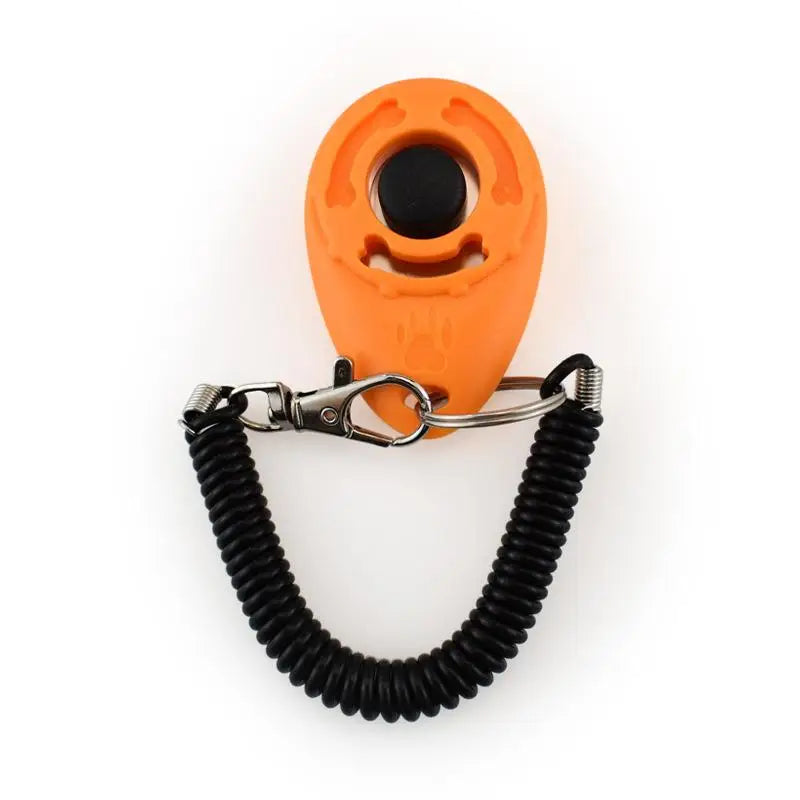 Key Chain Dog Training Clicker Aid Repeller Supplies Adjustable Wrist Qme A5