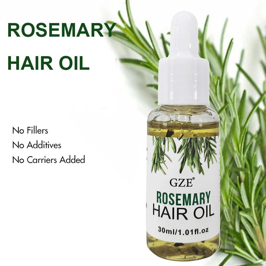 GZE Rosemary Oil For Hair Strengthens Rosemary Scalp Care | All Type & Texture | Straight, Waves & Chemically Qme