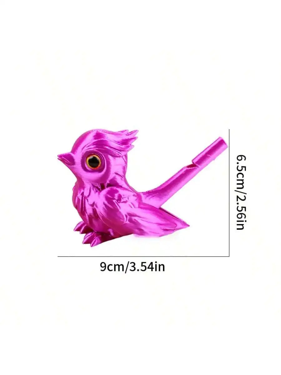 Multi-color 3D Printed Whistle Water Injection Simulation Bird Can Qme PURPLE