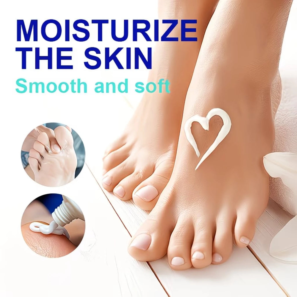 Moisturizing Foot Cream - Controls Odor, Firming with Hyaluronic Acid & Niacinamide, Lating Fragrance for All Skin Qme