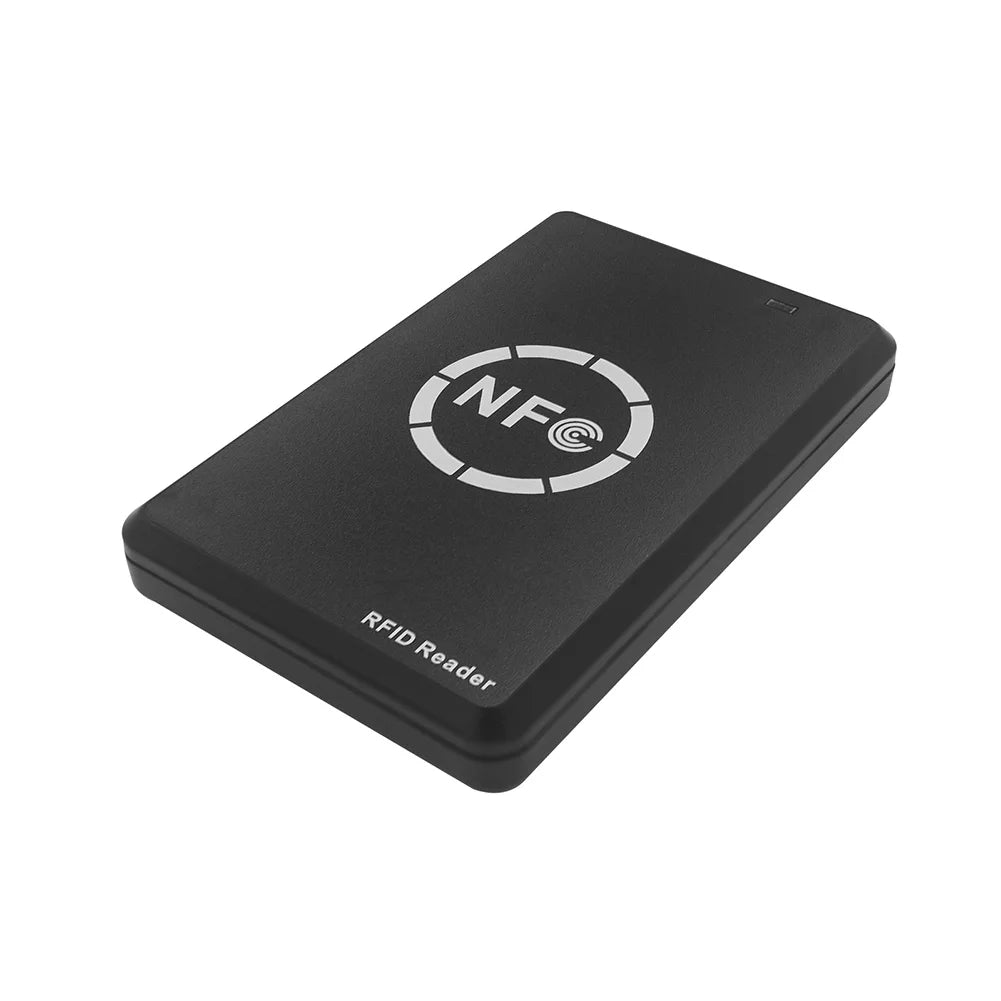 Smart Access Control Card Copier 13.56MHz/125KHz/250KHz RFID Reader Writer Free Software NFC Tag Replicator RFID 125KHZ Reader Qme
