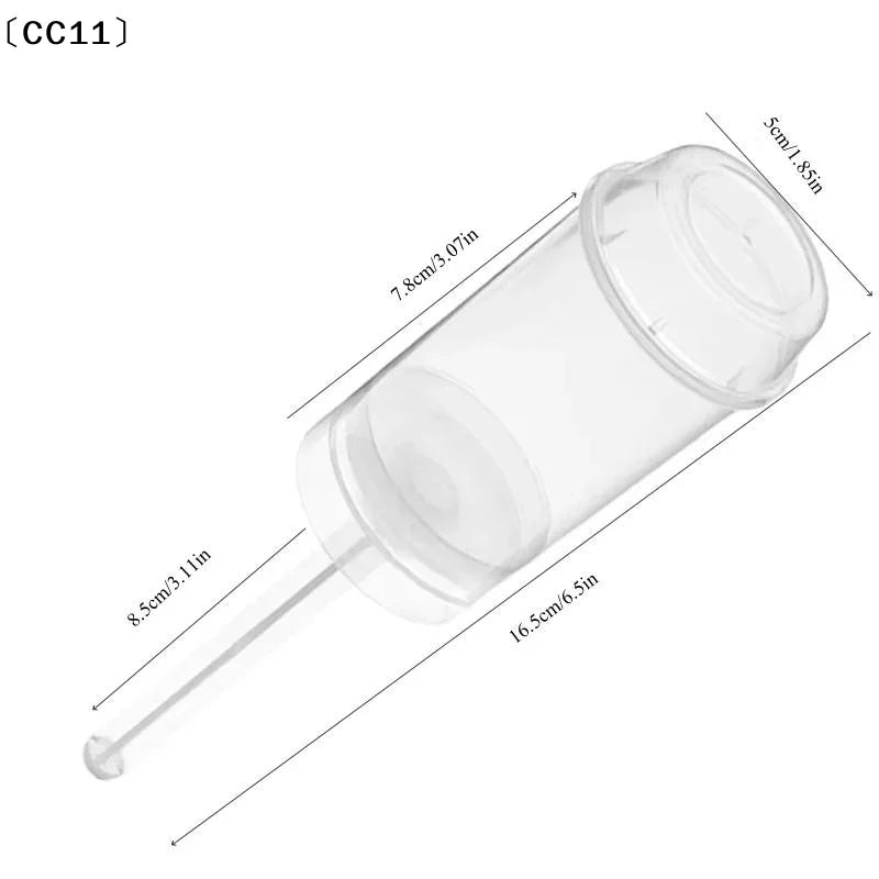 Plastic Push Cake Shooters Lids Transparent Push-up Ice Cream Qme