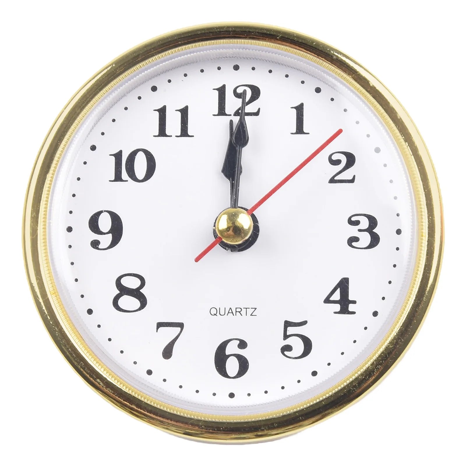 Clock Inserts Quartz Clock Inserts Gold Arabic Numbers Movement Replacement For Clock High-Quality Plastic+metal Qme Default Title