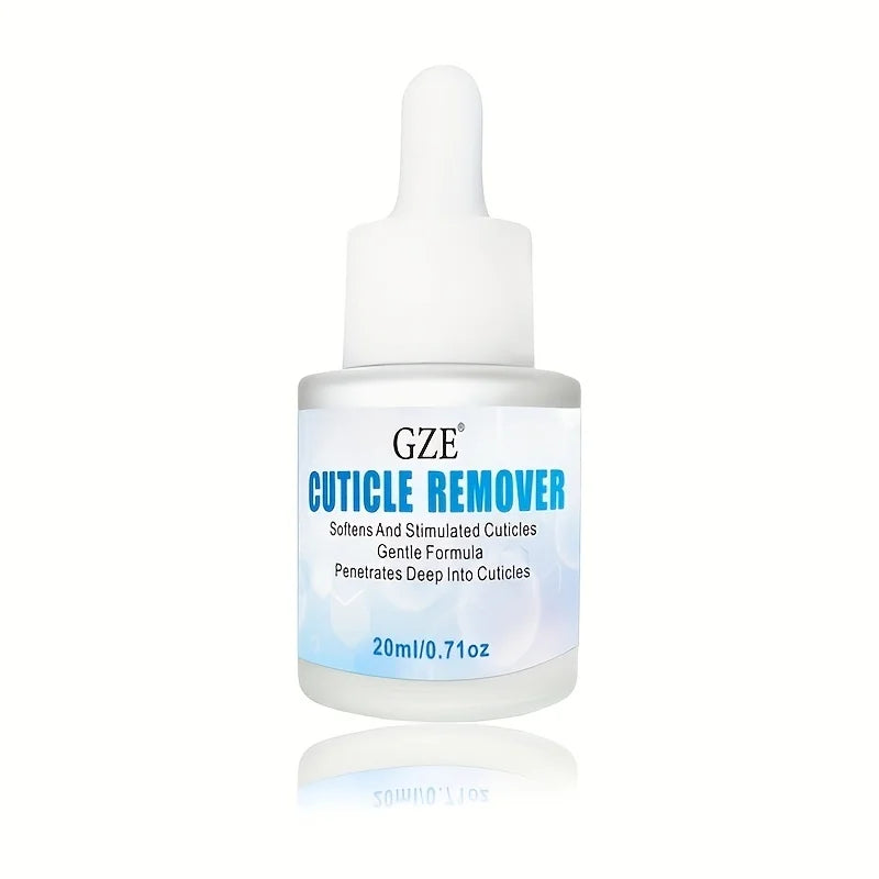 GZE Cuticle Remover Gel with Cuticle Pusher, For Trimming and Softening Cuticles, Nail Care Tool for Salon-Quality Results Qme GZE065