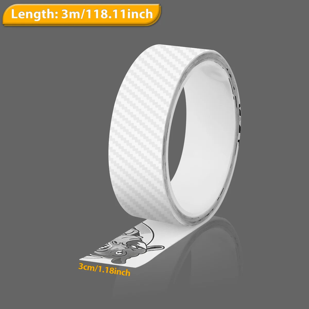 Transparent Carbon Fiber Car Door Sill Film Anti-Scratch Guards Moulding Strip Bumper Trim Protection Car Sticker Qme 3cmX3M