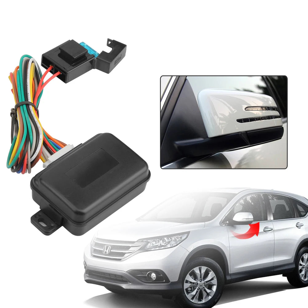 Car Side Rearview Mirror Automatic Folding System with Connecting Cable Automobile Parts Accessories Qme