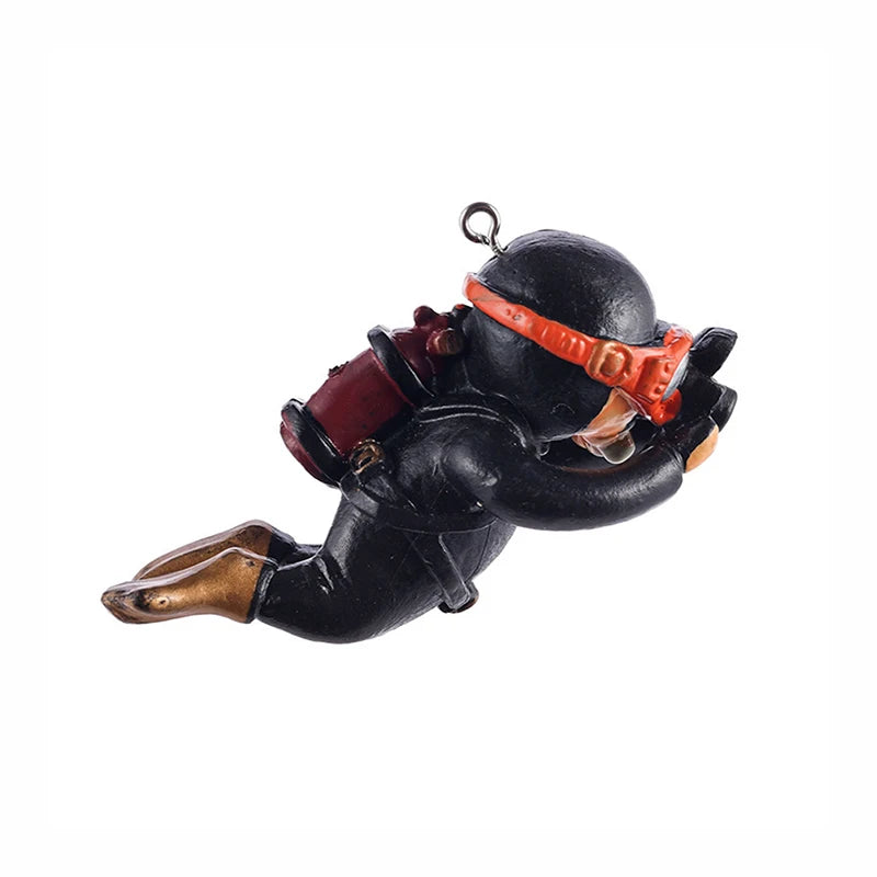 CC11 Resin Aquarium Ornaments Interesting Floating Decoration Qme A2