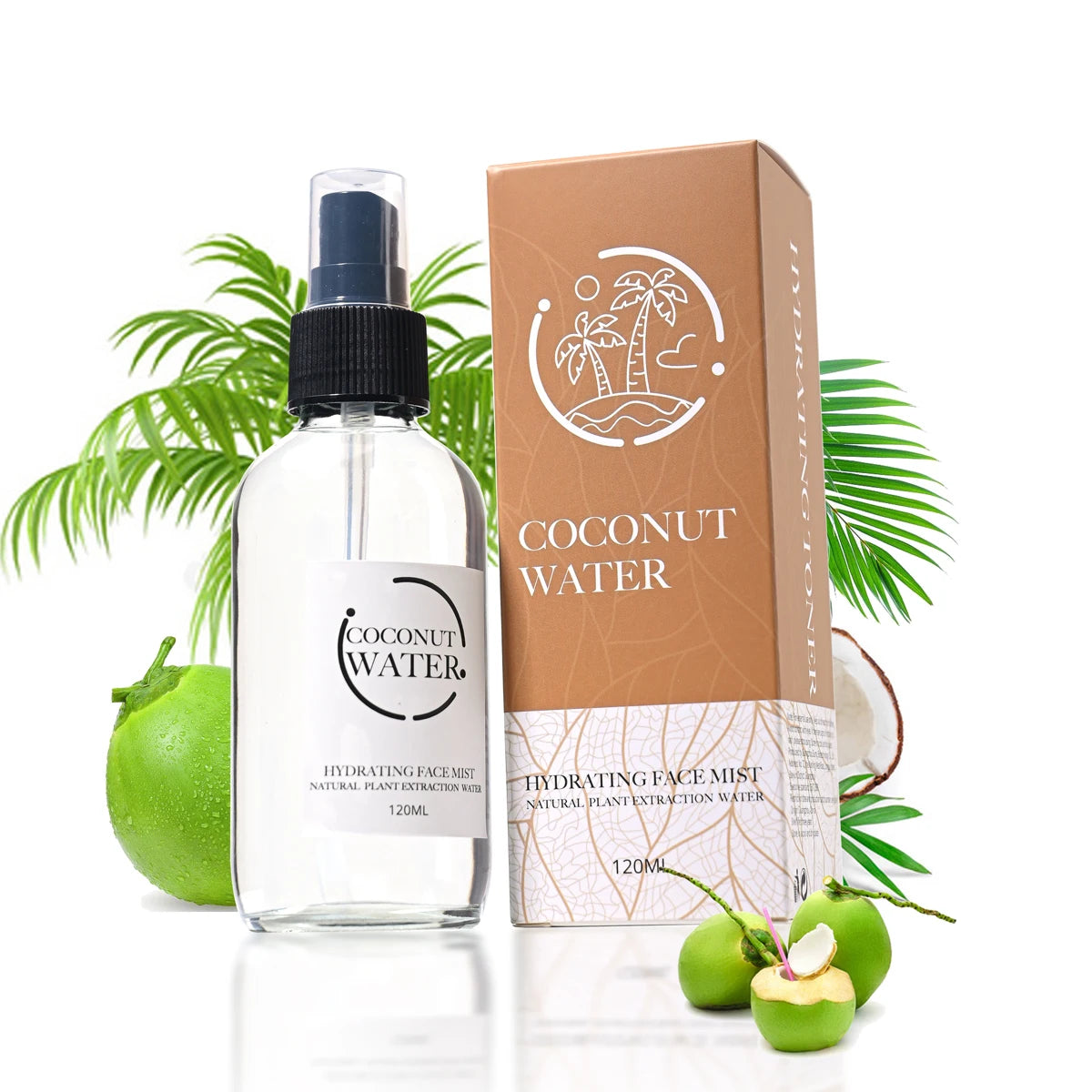Coconut Essence Toner Plant Extract Facial Moisturizing Nourishing Qme