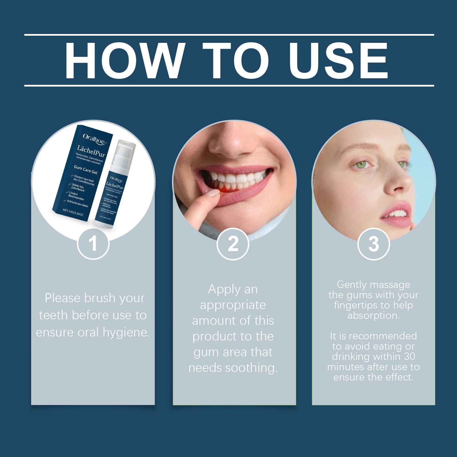 Rapid Repair Gums Gel Effectively Relieve Tooth Allergy Dental Caries Tooth Cleaning Toothpaste Relieve Tooth Damage Serum Qme