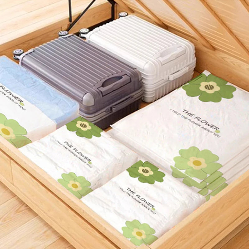 Clothing Quilt Storage Bag Travel Moving Vacuum Compression Household Qme